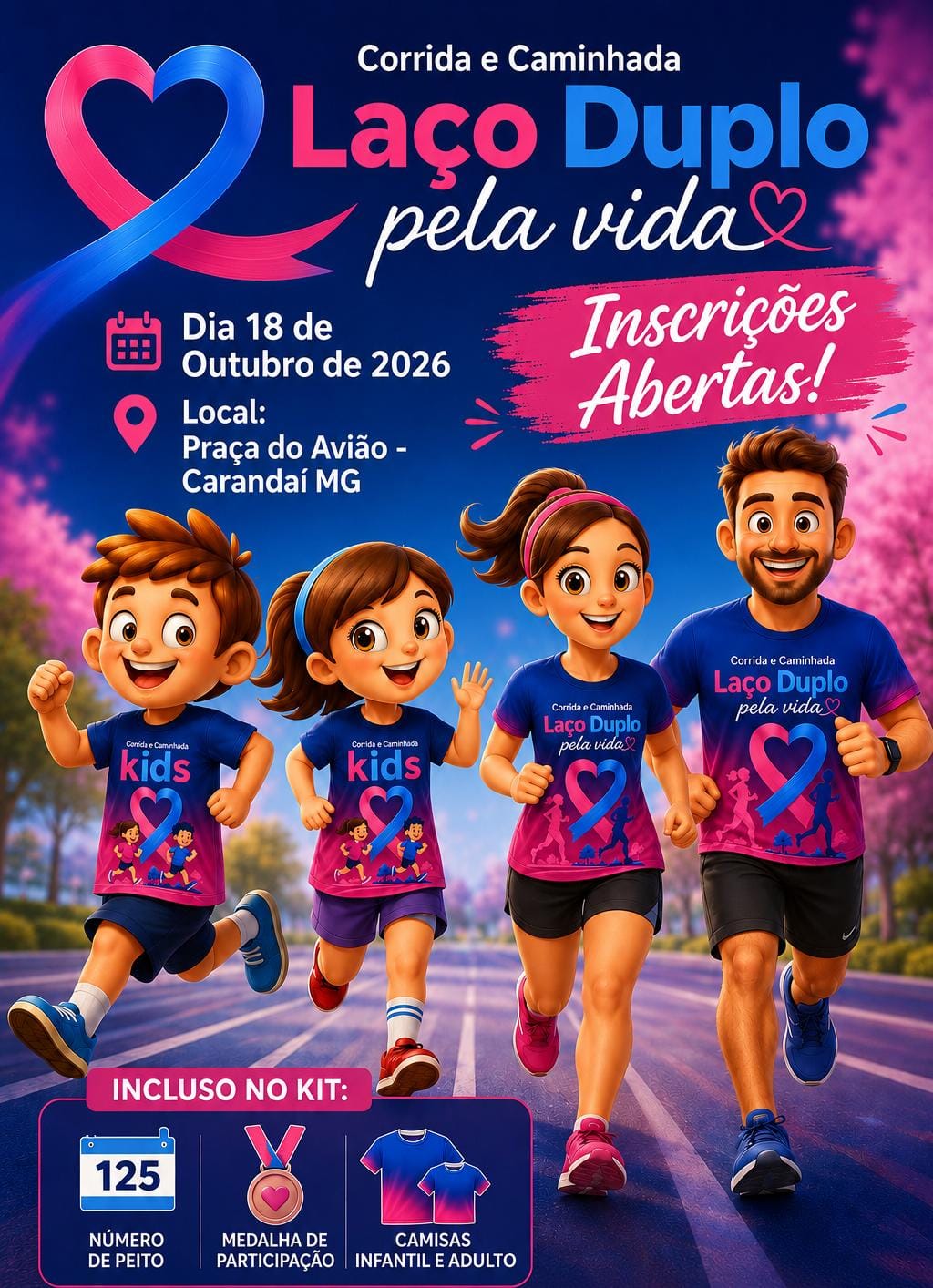 Corrida Laço Duplo Pela Vida