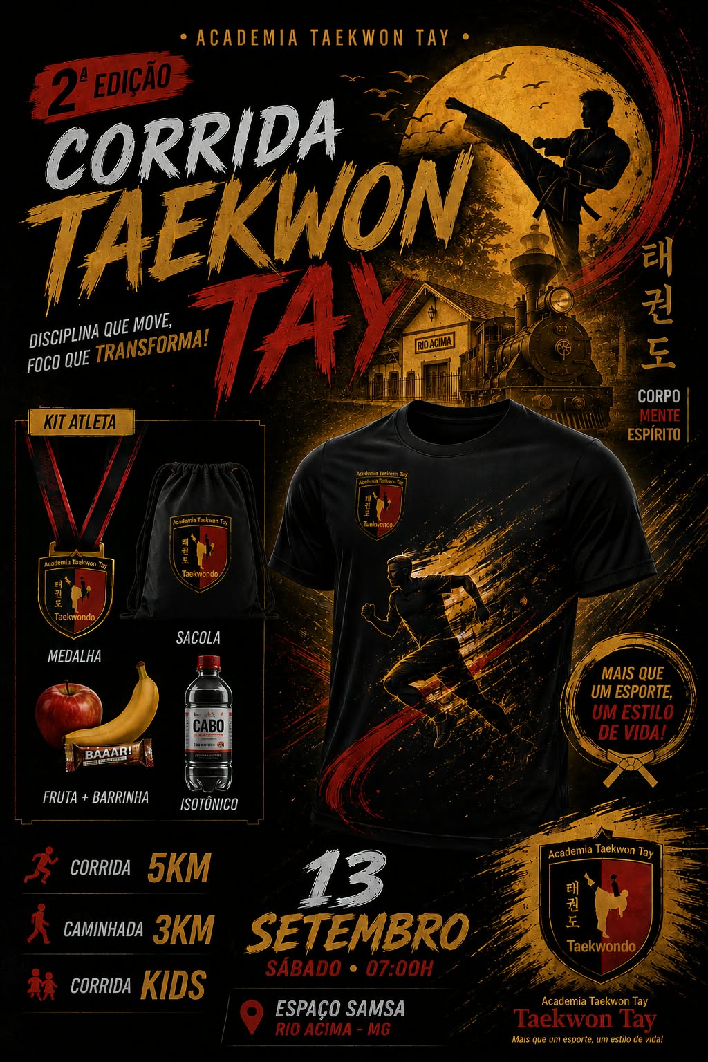 CORRIDA TAEKWON TAY 2026